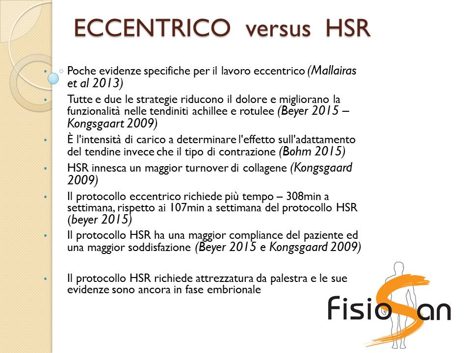 ECCENTRICO versus HSR